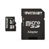 PATRIOT 64GB microSDXC CL10 UHS-I 90/20