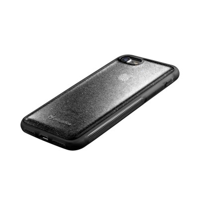 Adhezivní zadní kryt Cellularline Selfie Case pro Apple iPhone 7/8 - černý