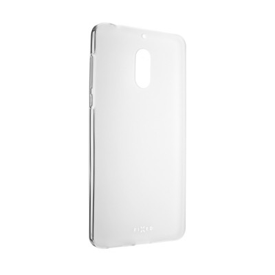 TPU gelové pouzdro FIXED pro Nokia 6, matné - šedá