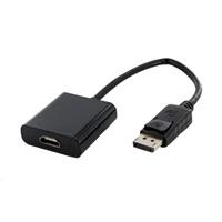 4Worldorld Adaptér DisplayPort M - HDMI F kabel Black