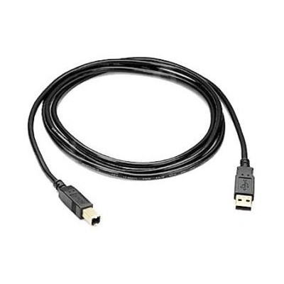 USB 2.0 kabel A-B, 2m barva černá