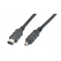 Firewire 1394 kabel 6pin-4pin 2m