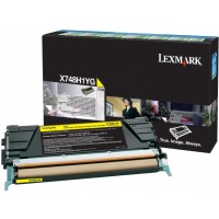 Žlutá tonerová kazeta pro Lexmark X748de/ X748dte (10.000 stran), Return - Originální