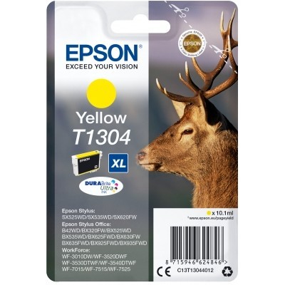 Epson Singlepack Yellow T1304 DURABrite Ultra Ink - Originál