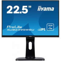 23" iiyama XU2395WSU-B1 - IPS,1920x1200,4ms,250cd/m2, 1000:1,16:10,VGA,HDMI,DP,USB,repro.,pivot
