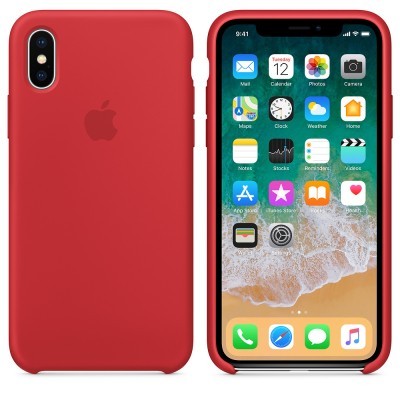 Kryt pro Apple iPhone XS (MQT52ZN/A) - červený