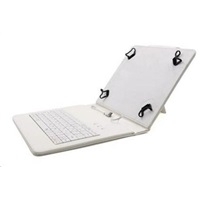 C-TECH PROTECT pouzdro univerzální s klávesnicí pro 9,7"-10,1" tablety, FlexGrip, NUTKC-04, bílé