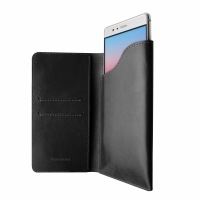 Kožené pouzdro FIXED Pocket Book pro Apple iPhone X/XS, černé