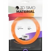 3DSimo Filament ABS II - oranžová, černá, bílá 15m
