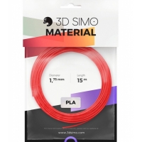 3DSimo Filament PLA II - red, purple, green 15m