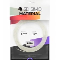 3DSimo Filament PETG/PLA - bílá 15m