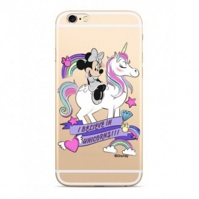 Disney Minnie 035 Back Cover Transparent pro iPhone 5/5S/SE - průhledná