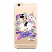 Disney Minnie 035 Back Cover Transparent pro iPhone 5/5S/SE - průhledná