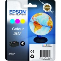 Tříbarevná inkoustová kazeta Epson T2670 (Epson 267) - Originální