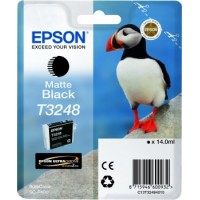 Matná černá inkoustová kazeta Epson T3248 - Originální