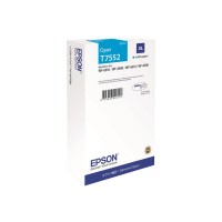 Azurová inkoustová kazeta Epson T7552 pro WorkForce Pro WF-8090 (4.000 stran) - Originální