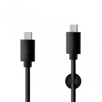 Dlouhý datový a nabíjecí USB-C kabel FIXED s konektorem USB-C, USB 2.0, 2 metry, 15W, černý
