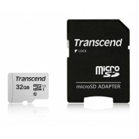 TRANSCEND Micro SDHC 300S 32GB UHS-I U1, s adaptérem