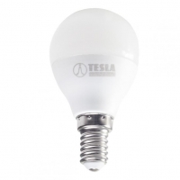 LED žárovka Tesla mini BULB, 3W, E14, teplá bílá