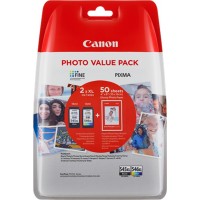 Inkoustové kazety Canon PG-545/ CL-546 XL Multi Pack + 50ks papíru - Originální