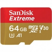 SanDisk Extreme microSDXC 64GB 160MB/s + adaptér