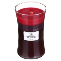 Vonná svíčka WoodWick Trilogy, 609,5 g - Sun Ripened Berries