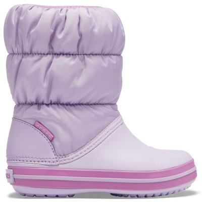 Crocs Winter Puff Boot Kids - Lavender, C11 (28-29)
