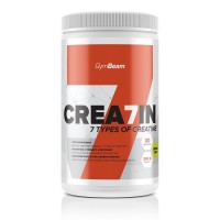 Kreatin GymBeam Crea7in, 600 g - broskvový ledový čaj
