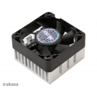 AKASA chladič chipsetu - hliníkový - černý