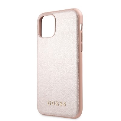 GUHCN58IGLRG Guess Iridescent Zadní Kryt pro iPhone 11 Pro Rose (EU Blister) - růžovo-zlatá