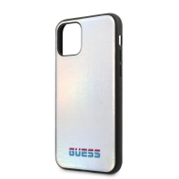 GUHCN61BLD Guess Iridescent Zadní Kryt pro iPhone 11 Silver (EU Blister)