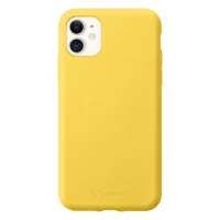 Ochranný silikonový kryt CellularLine SENSATION pro Apple iPhone 11, žlutý - žlutá