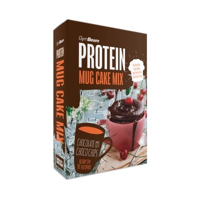 Proteinový Mug Cake Mix GymBeam, 500 g - čokoláda s kousky čokolády