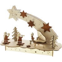 Vánoční dekorace RETLUX RXL 343 - dřevění muzikanti