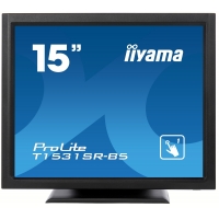 15" iiyama T1531SR-B5 - TN,1024x768,8ms,370cd/m2, 700:1,4:3,VGA,HDMI,DP,USB,repro,výška.