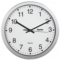 Nástěnné hodiny Hama CWA100, stříbrné