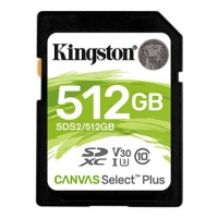 512GB SDXC Kingston Canvas Select Plus U1 V10 CL10 100MB/s