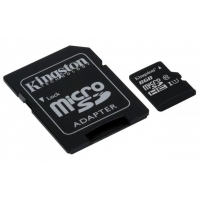 8GB microSDHC Kingston UHS-I Industrial Temp + SD adapter
