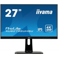 27" iiyama XUB2792UHSU-B1: IPS, 4K UHD, 300cd/m2, 4ms, DVI, HDMI, DP, USB, height, pivot,