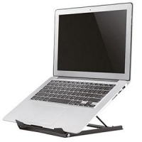 NewStar držák na notebook ergonomický, 5 poloh, 5 kg, černý