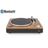 MARLEY Stir It Up Bluetooth - Signature Black, retro gramofon z přírodních materiálů