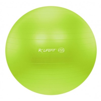 Gymnastický míč LIFEFIT ANTI-BURST průměr 55 cm - zelená