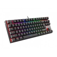 Trhák Mechanická klávesnice Genesis Thor 300 TKL RGB, US layout, RGB podsvícení, software, Outemu Red