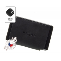 Kožená peněženka FIXED Smile Tiny Wallet se smart trackerem FIXED Smile Motion