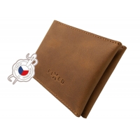 Kožená peněženka FIXED Wallet z pravé hovězí kůže