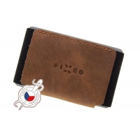 Kožená peněženka FIXED Tiny Wallet
