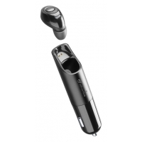 Bluetooth mono headset Cellularline Mini s nabíjecí základnou, 2 x USB port, černý