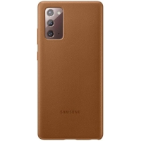 Samsung Kožený zadní kryt pro Note 20 Brown