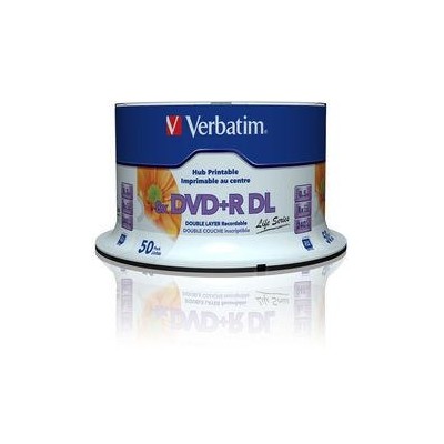 VERBATIM DVD+R DL (8xPrintable, 8,5GB), 50 cake
