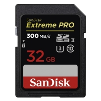 SanDisk Extreme Pro SDHC 32GB 300MB/S UHS-II